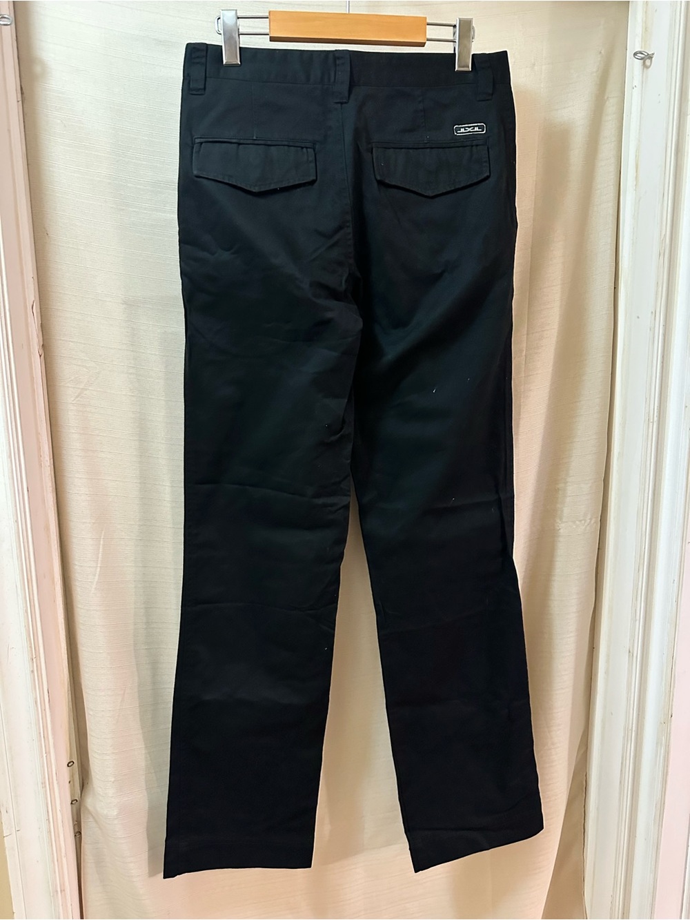 TXT Black Carpenter Work Pants Deadstock NWT 100% Cotton Straight Leg Size 30 - Picture 5 of 7